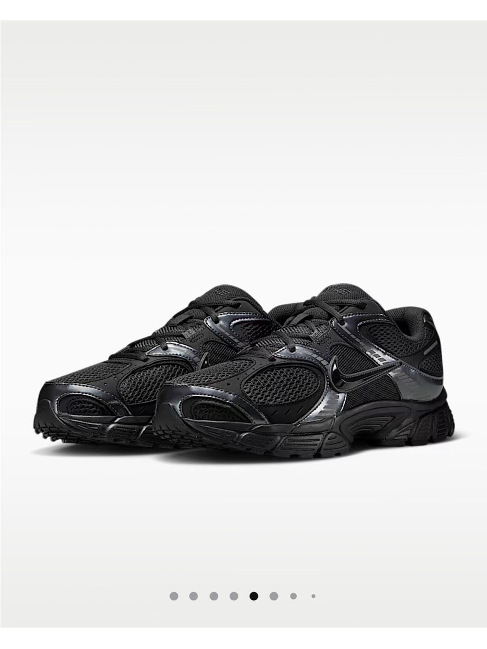 Nike Black Mesh and Synthetic Trainer Sneakers